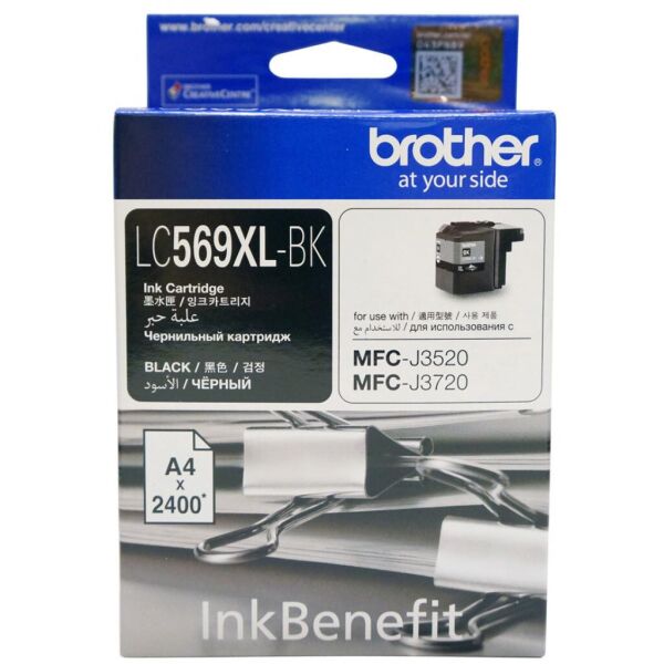 

Картридж Brother MFC-J3520 XL black (LC569XLBK)