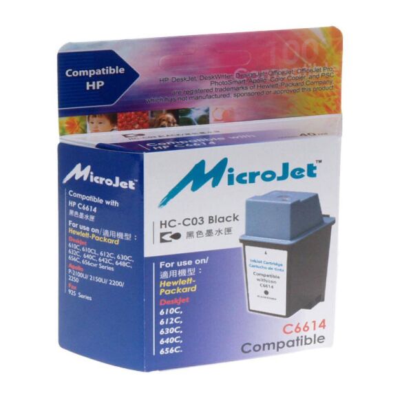 

Картридж MicroJet для HP №20 Black (HC-C03)