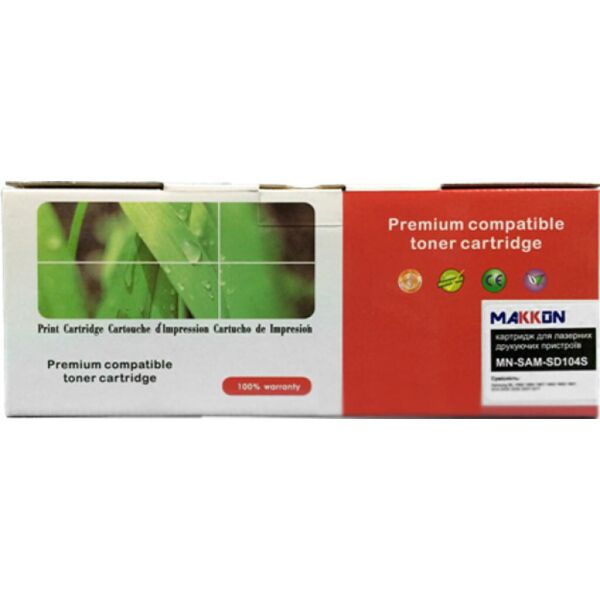 

Картридж Makkon Samsung MLT-D104S 1.5k Black (MN-SAM-SD104S)