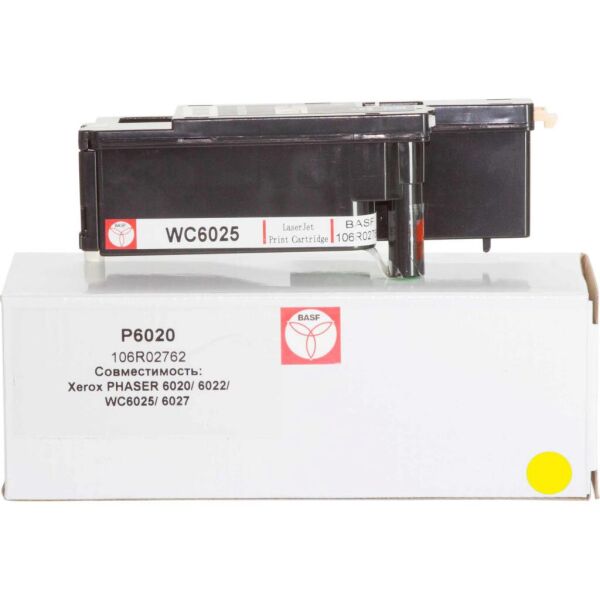 

Картридж BASF для Xerox Phaser 6020/6022/WC6025/6027 Yellow (KT-106R02762)