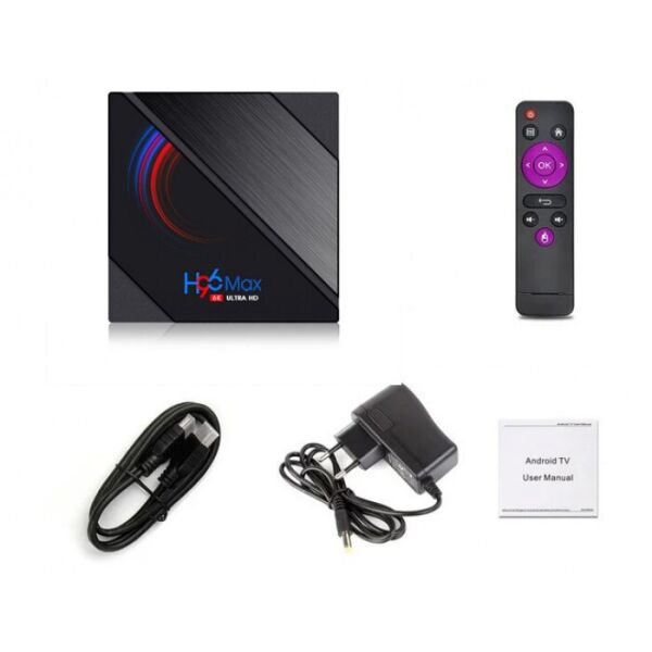 

H96 MAX H616 4/32 Гб Android 10 Smart TV Box ТВ приставка
