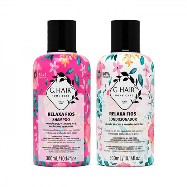 

Набор концентрированный для седых волос G Hair Kit Duo Relaxa Fios 2 шт 300 мл