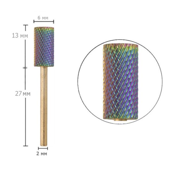 

Насадка к фрезеру металлическая Barrel Middle F 3/32