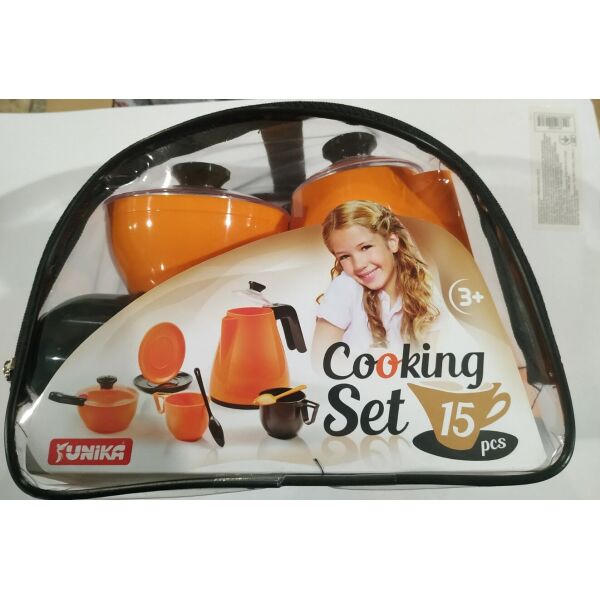 

Набор посуды "Cooking Set", 15 предметов, в сумке 22*16*2см, ТМ Юника, Украина (20шт)