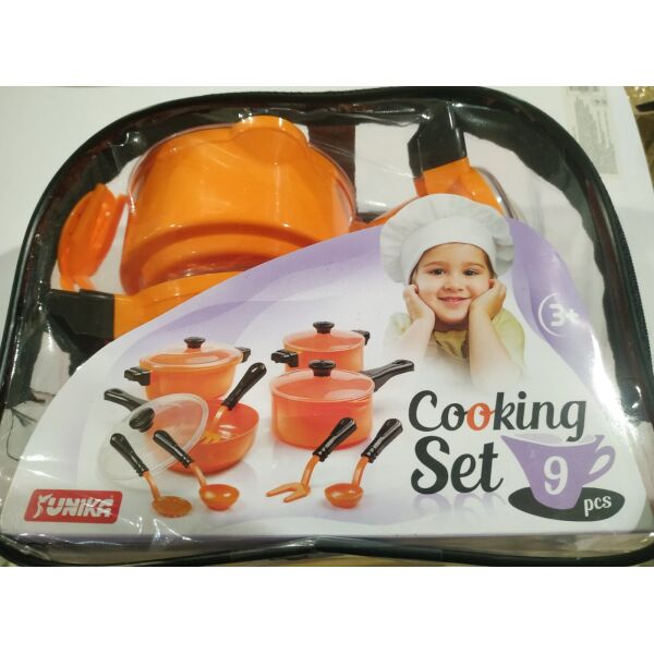 

Набор посуды "Cooking Set", 9 предметов, в сумке 23*17*11см, ТМ Юника, Украина (20шт)
