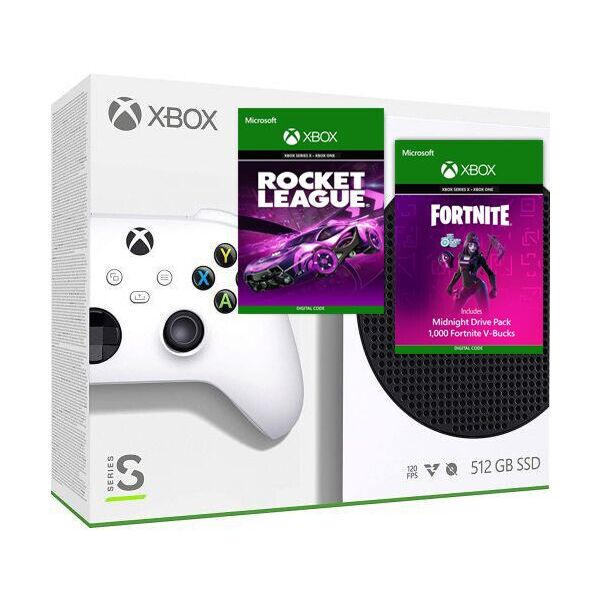 

Microsoft Xbox Series S 512Gb Fortnite & Rocket League Bundle