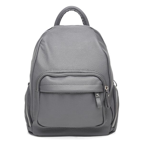 

Женский кожаный рюкзак Ricco Grande 1L976-grey