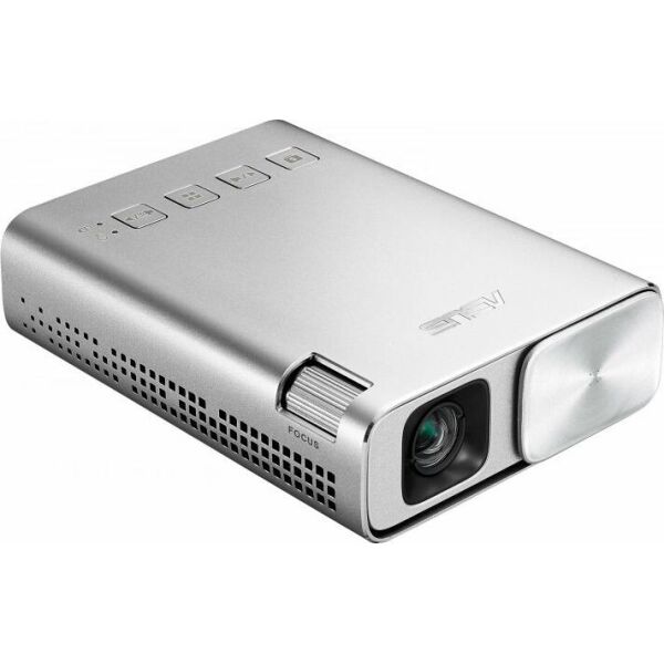 

Портативный проектор Asus ZenBeam E1 (DLP WVGA 150 lm LED) Silver (90LJ0083-B01070)