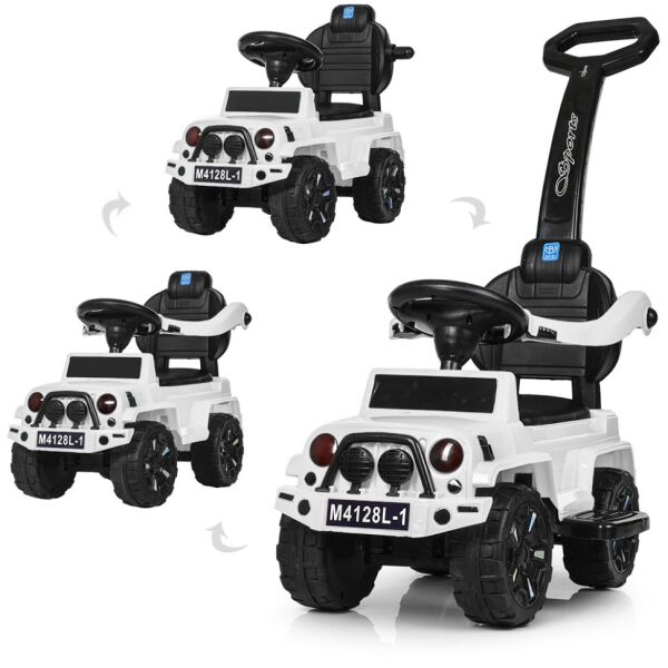 

Каталка-толокар Bambi M 4128L-1 Белый 2 в 1