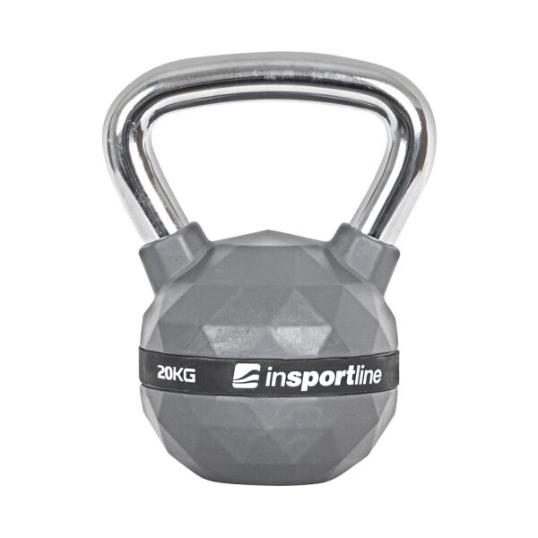 

Гиря з гумовим покриттям inSPORTline Kettlebell PU 20 кг