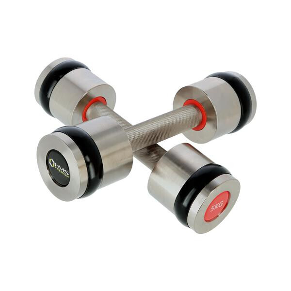 

Гантелі хромовані HMS HH05 2шт. x 5 кг