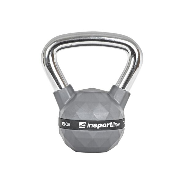 

Гиря з гумовим покриттям inSPORTline Kettlebell PU 8 кг