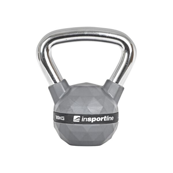 

Гиря з гумовим покриттям inSPORTline Kettlebell PU 10 кг