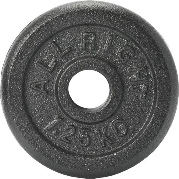 

Вагова плита Allright 1,25KG (FE03012) - чорна