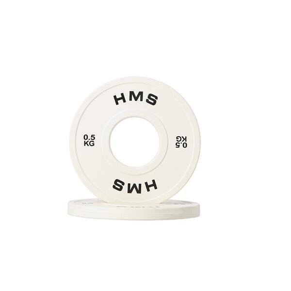 

Вагові плити CBRS05 OLIMPIJSKI 2 x 0.5 KG HMS - білі