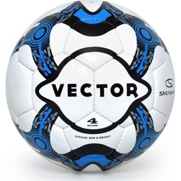 

Футбольний м'я SMJ sport Piłka VECTOR розмір 4 біло-блакитний