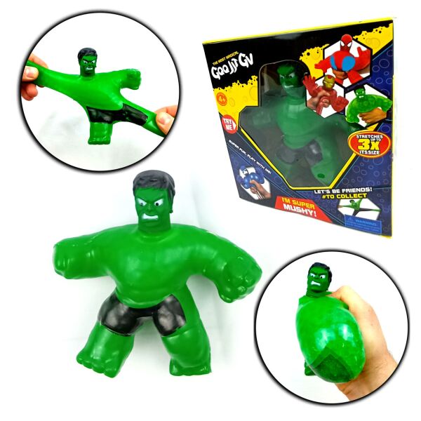 

Игрушка-растяжка 15см , Фигурка Гуджитсу Халк MARVEL (Супергерои Марвел). "GooJitCu"