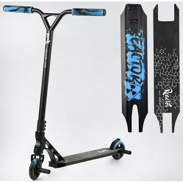 

Трюковой самокат Best Scooter HIC Reactor Черно-Синий 110 мм (st6583)