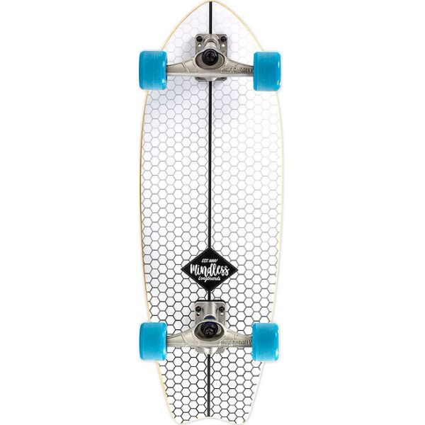 

Круизер серф-скейтборд Mindless Surf Skate Fish White 29.5" (lnt237)