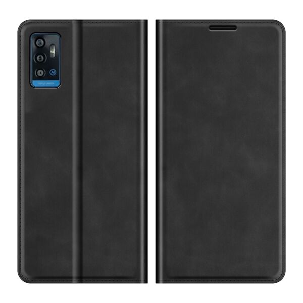 

Чехол-книжка для ZTE Blade A71 боковой с отсеком для визиток, Velvet (ЗТЕ А71), Черный