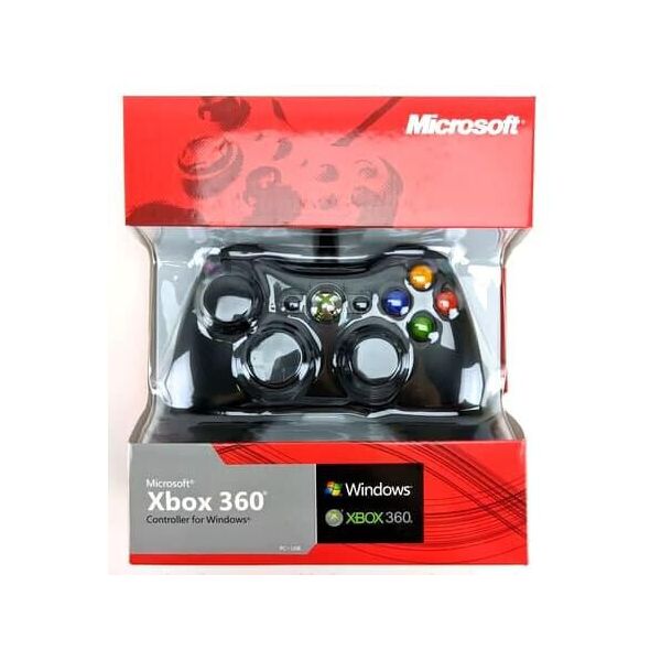 

Геймпад джойстик для XBOX 360 / ПК проводной (черный)