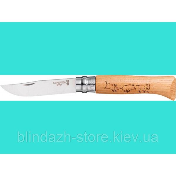 

Нож Опинел 8 Inox Animalia "Кабан"