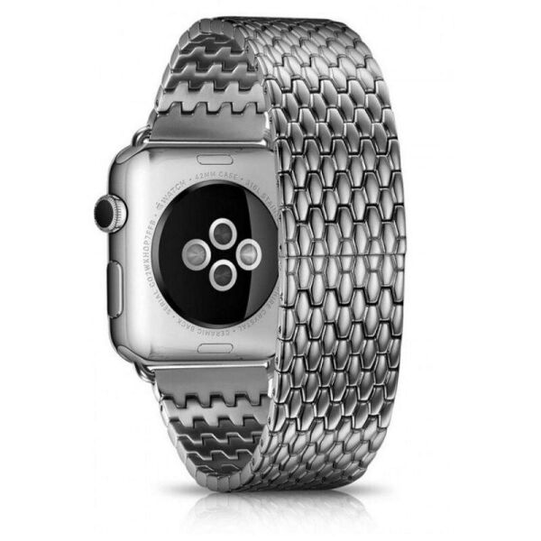 

Ремешок Icarer для Apple iWatch 42mm Armor Stainless Watchband ser. серебристый