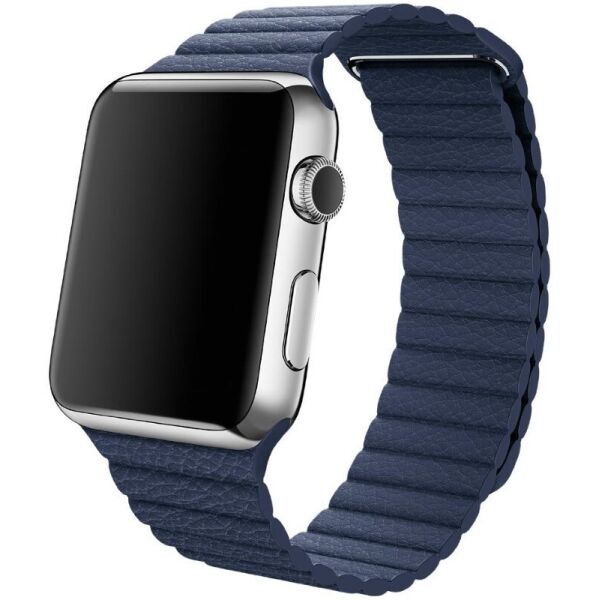 

Ремешок для Apple iWatch 42mm Leather Loop Band ser. Blue (993602)