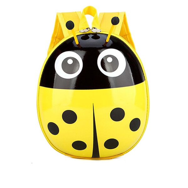 

Детский рюкзак WOW Ladybug Каркасный ранец игрушка Божья коровка Желтый