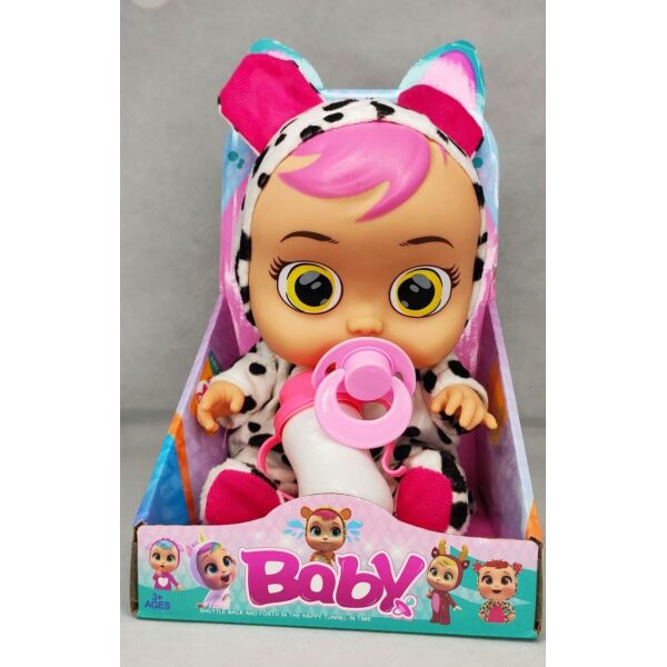 

Пупс говорящий Baby Mo Кукла с пустышкой и бутылочкой издоет звуки