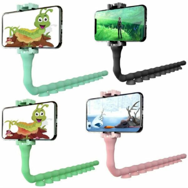 

Держатель для телефона гибкий универсальный с присосками Cute Worm Lazy Holder