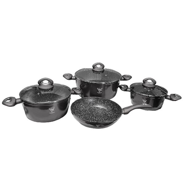 

Набор кастрюль с гранитным мраморным покрытием 7 предметов Top Kitchen Deluxe TK00081