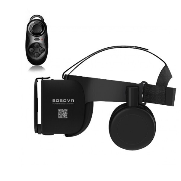 

Очки виртуальной реальности BOBO VR Z6 Plus с беспроводными наушниками + пульт в подарок Черные