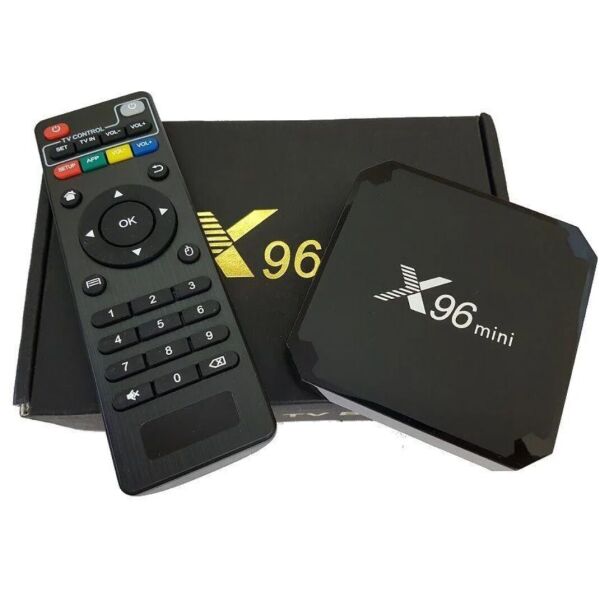 

Приставка смарт тв бокс smart tv box x96 mini 4-ядерная 2Гб/16Гб андроид 7.1.2 черный 4K