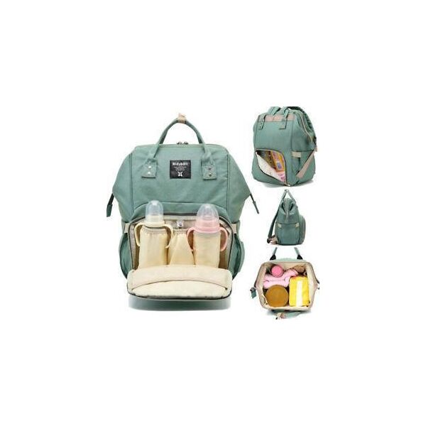 

Сумка-рюкзак для мам MOTHER BAG el-1230 ЗЕЛЕНАЯ