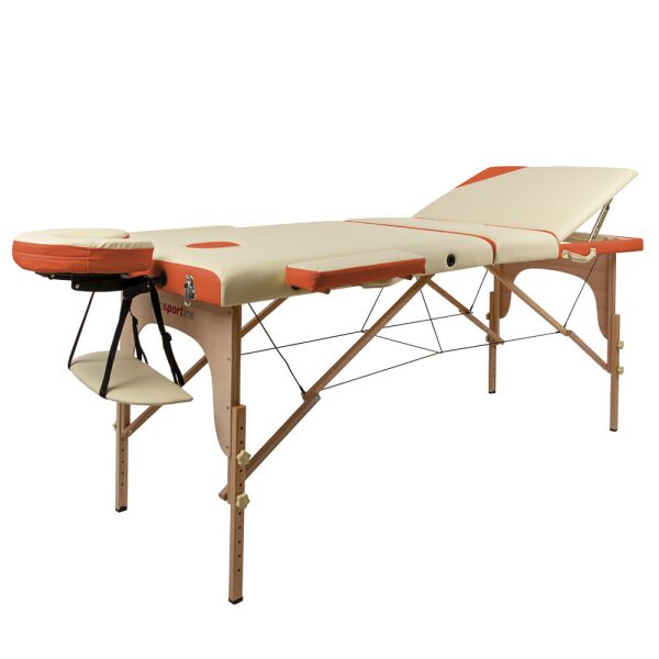 

Масажний стіл inSPORTline Japane 3-Piece Wooden - біло-оранжевий