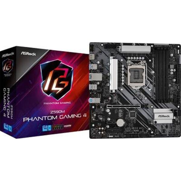 

Материнская плата ASRock Z590M Phantom Gaming 4 Socket 1200