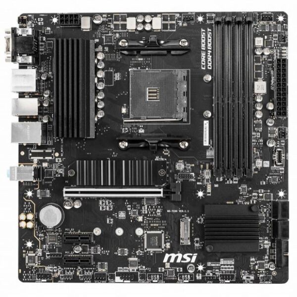 

Мат.плата AM4 (B550) MSI B550M PRO, B550, 2xDDR4, Int.Video(CPU), 4xSATA3, 1xM.2, 1xPCI-E 16x 4.0, 2