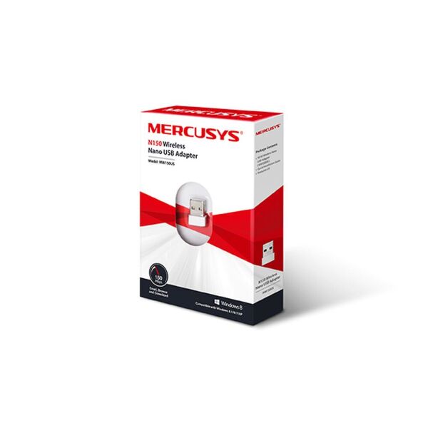 

Сетевой адаптер USB Mercusys MW150US Wi-Fi 802.11n 300Mb, Pico, USB