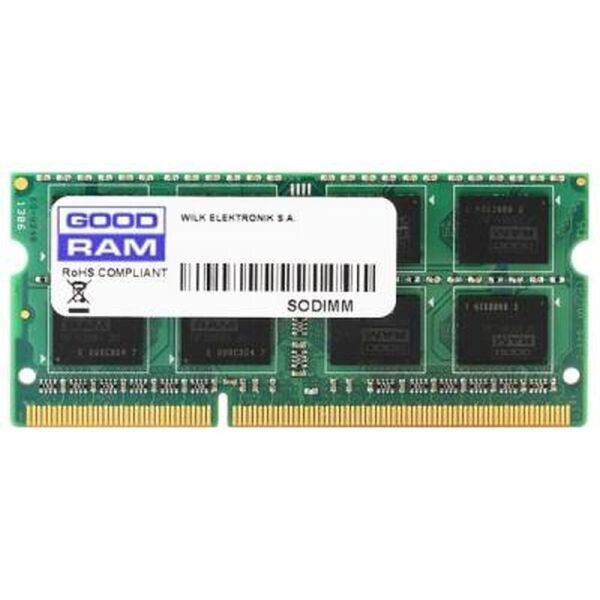 

SO-DIMM, DDR3, 4Gb, 1600 MHz, Goodram, 1.5V (GR1600S364L11S/4G)