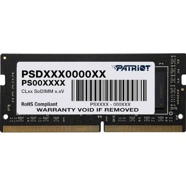 

SO-DIMM DDR4 16Gb, 2666 MHz, Patriot, 1.2V, CL19 (PSD416G266681S)