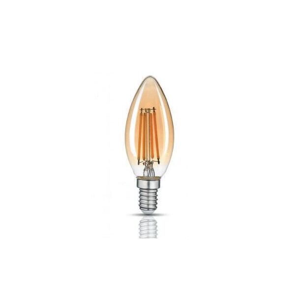 

LED лампа TITANUM Filament C37 4W E14 2200K бронза