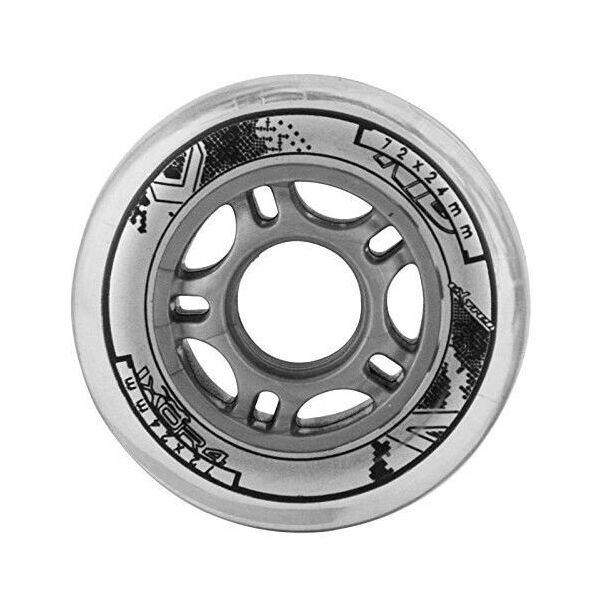 

Колеса для роликових ковзанів PU 72x24 82A (4 pcs) NILS EXTREME - білі