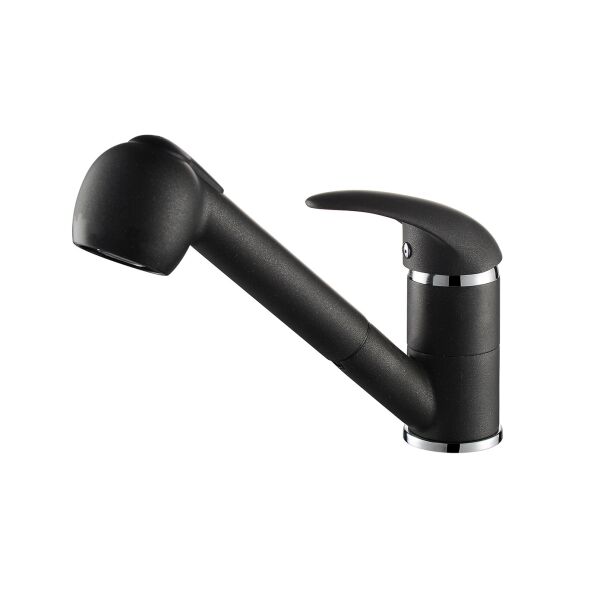 

Кухонный смеситель Aquasanita Rondo 2581 Black Metallic 601 Черный