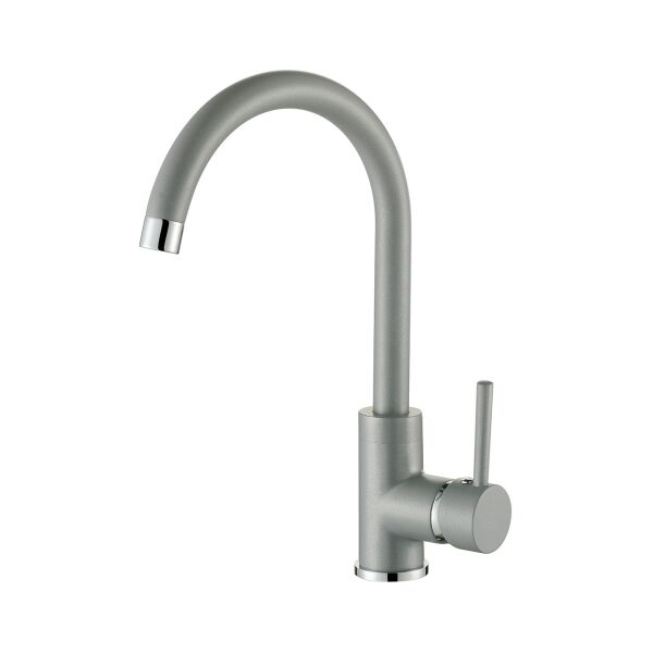

Кухонный смеситель Aquasanita Sabia 5523 Alumetallic 202 Серый
