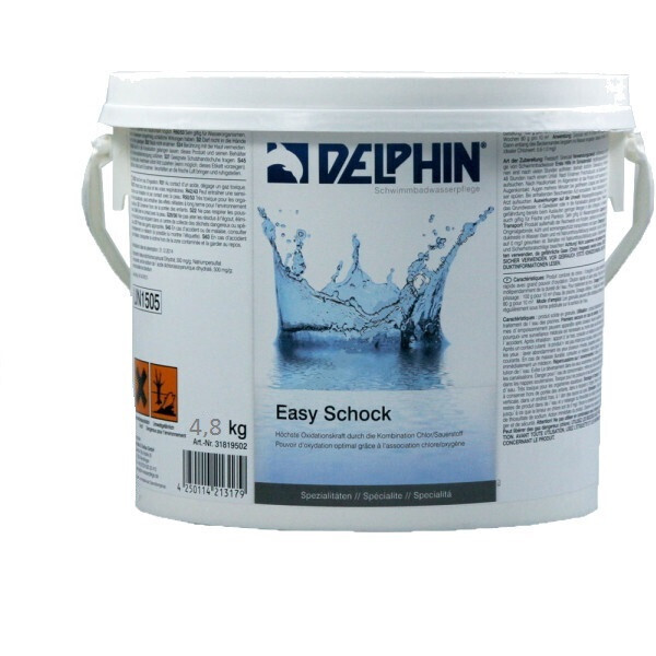 

Комбинированное обеззараживание воды в гранулах Delphin Easy Shock 4,8 кг