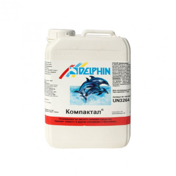 

Немецкое средство для удаления минеральных отложений Delphin Компактал (10 л)