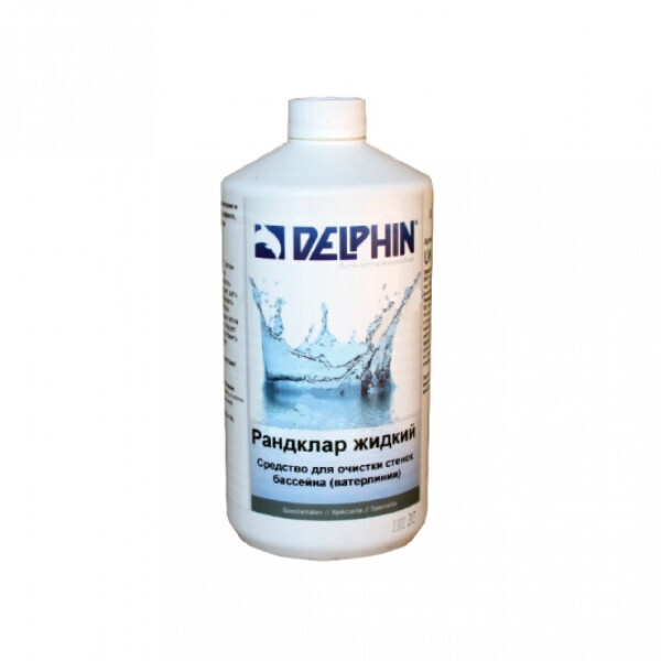 

Средство для очистки стенок и ватерлинии бассейна Delphin Randklar 10 л (жидкий)