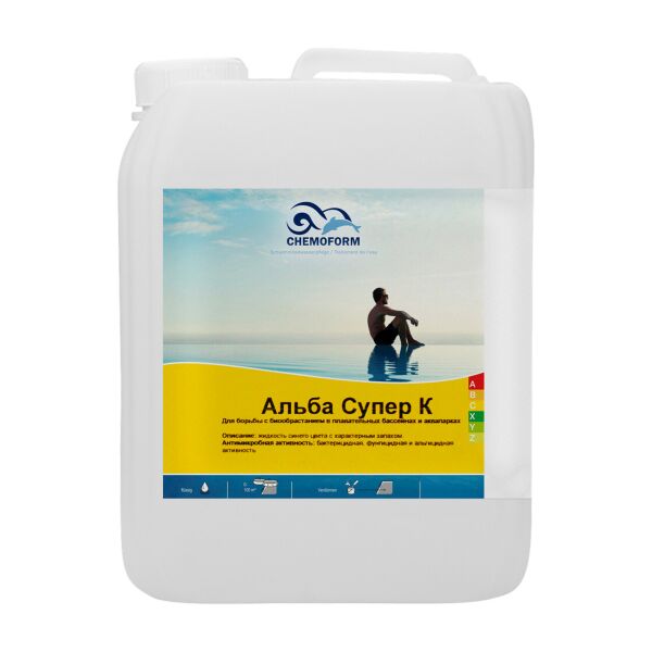 

Альгицид для бассейна Chemoform Alba Super K 5 л жидкий