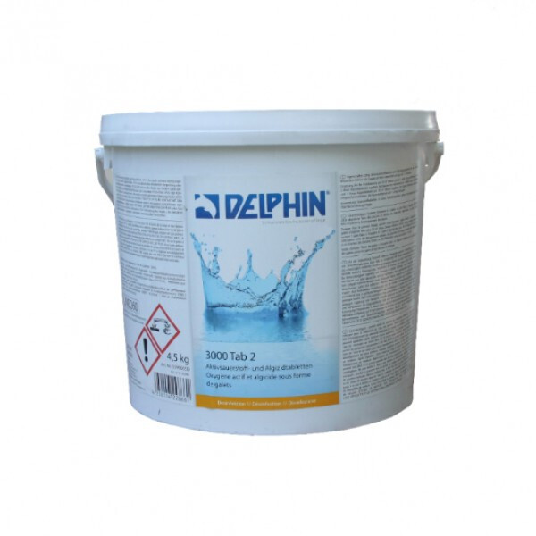 

Бесхлорная дезинфекция воды в бассейне Delphin Комби-таблетки О2 - 4.5 кг